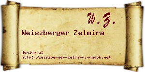Weiszberger Zelmira névjegykártya
